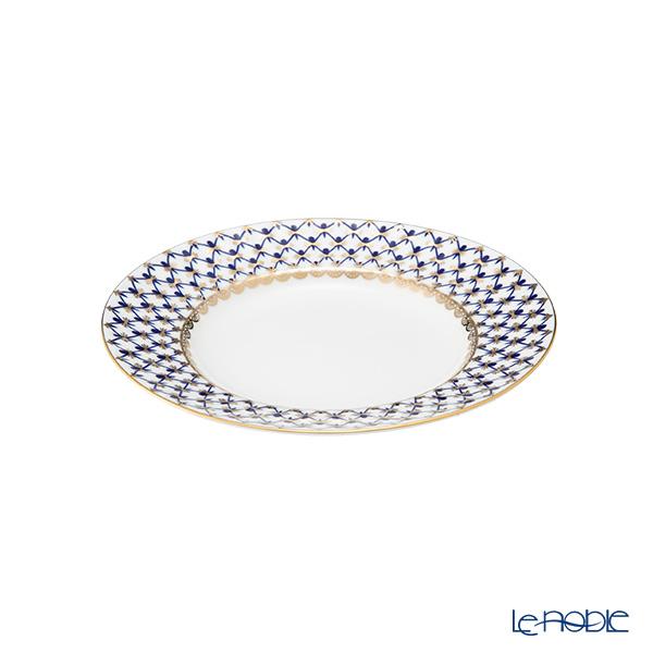 ロシア食器 インペリアル・ポーセリン コバルトネット プレート 15cm
