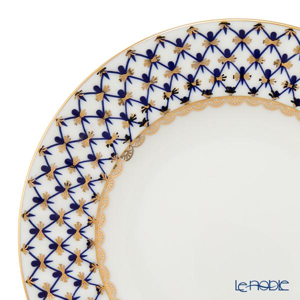 ロシア食器 インペリアル・ポーセリン コバルトネット プレート 15cm