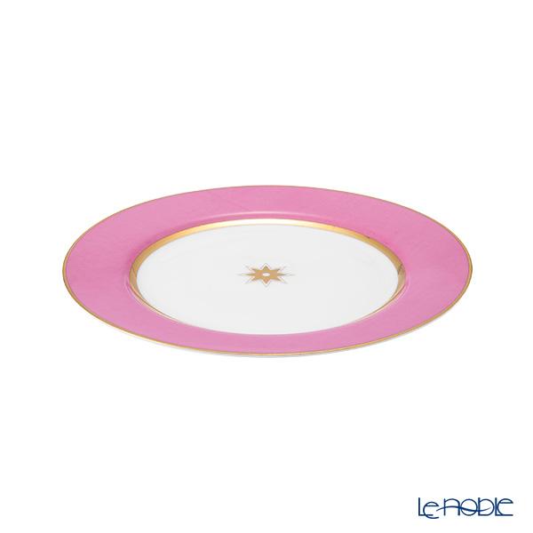 ロシア食器 インペリアル・ポーセリン アストラピンク プレート 20cm
