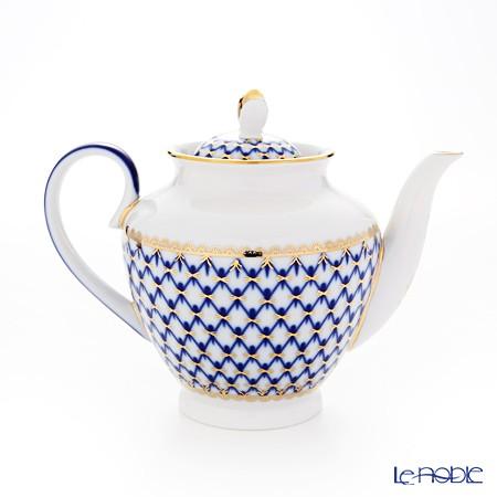 インペリアルポーセリン ロモノーソフ コバルトネット マカロン皿