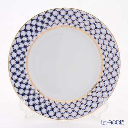 ロモノーソフ インペリアルポーセリン コバルトネット 皿 プレート 5枚セット ロシア食器 インペリアル・ポーセリン コバルトネット プレート 27cm