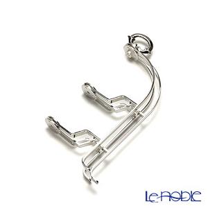 早川シルバー　折りたたみティースタンド　2段 早川シルバー 折りたたみティースタンド シンプル 2段 プレート