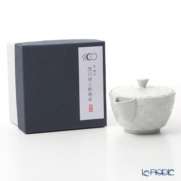 京焼・清水焼 ティーポット(宝瓶) S0291 白磁金銀彩七宝紋 160ml 洸春窯／