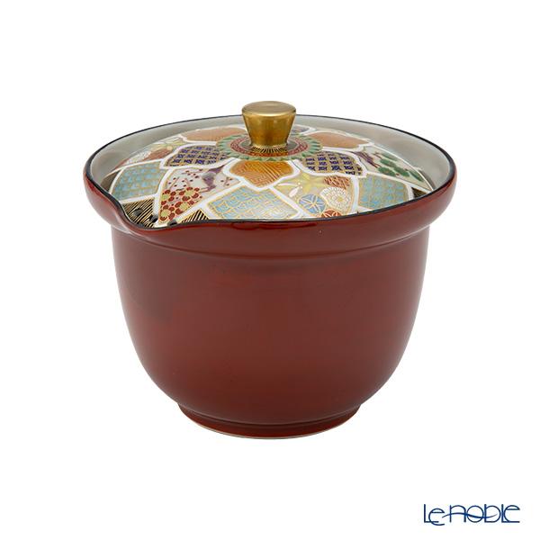 京焼　岩倉焼　六角 象嵌　草花文 水注　ティーポット　宝瓶 550ml 2545 京焼・清水焼 ティーポット(宝瓶) 彩花小紋松竹梅 230ml T02111 敬老の
