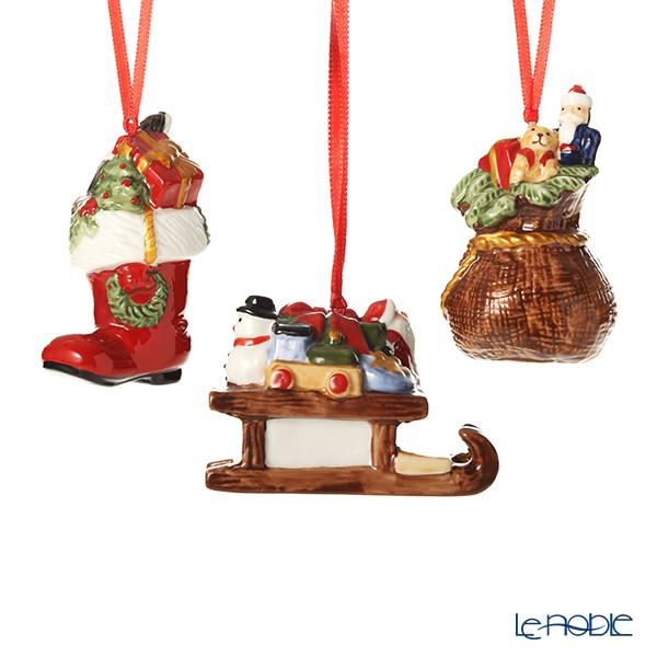 並行輸入品 ビレロイ＆ボッホ(Villeroy＆Boch) ノスタルジックオーナメント オーナメント3点セット 6685