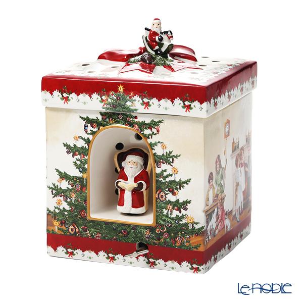 並行輸入品 ビレロイ＆ボッホ(Villeroy＆Boch)クリスマストイズ キャンドルボックス 子供たちのクリスマスパーティ オルゴール付 17×17×21.5cm 6693