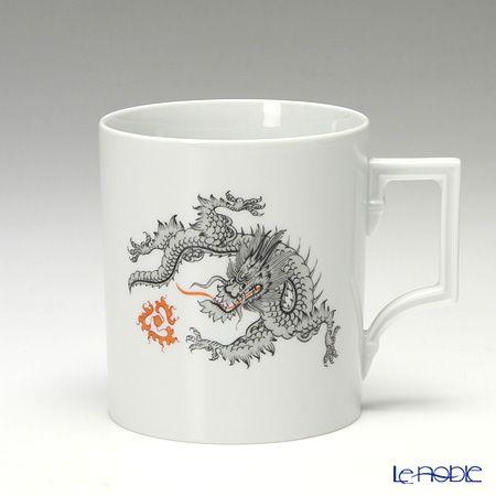 並行輸入品 マイセン ドラゴン ブラック 33a173／55810 マグ 240ml