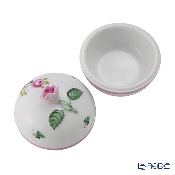 【新品箱付き】HEREND ヘレンド ウィーンのバラ ピンク ラウンドボックス ヘレンド（HEREND） 並行輸入品 ウィーンのバラ ピンク 06033-0-09