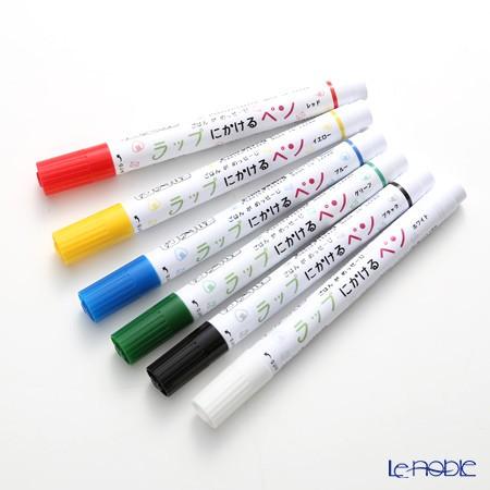 ラップにかけるペン 水性顔料インク 6色セット 赤 黄 緑 青 黒 白 アウトドア キャンプ ブランド洋食器 ル ノーブル 通販 Yahoo ショッピング