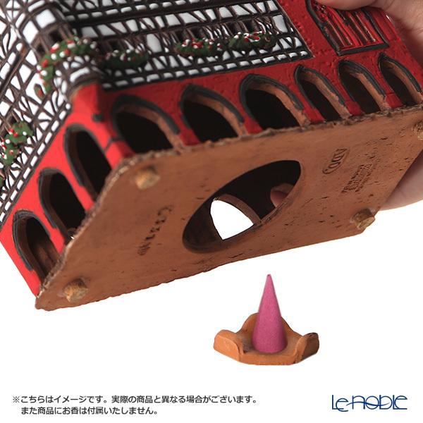 北欧リトアニア製陶器 ミデーネ MIDENE ミニチュアハウス 煙突＆香台付