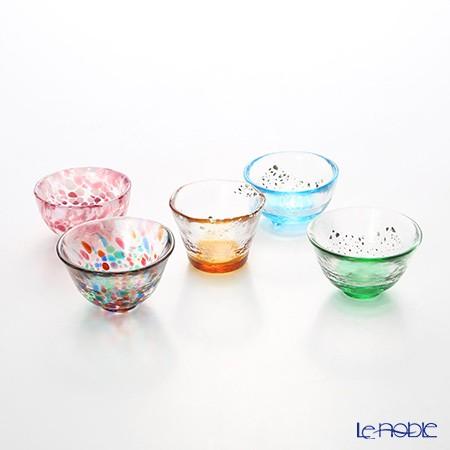 津軽びいどろ 五様 ミニグラス 5個セット FS-49573 : ブランド洋食器