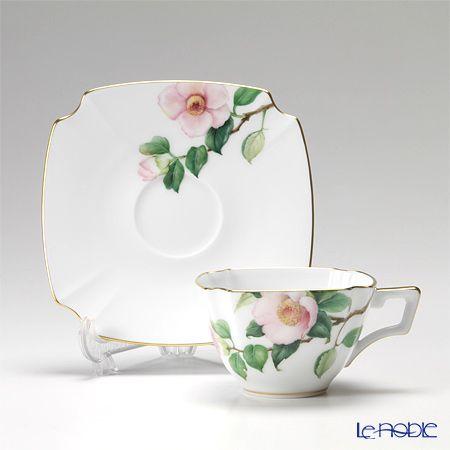 大倉陶園 「新日本の雅」より 茶花シリーズ 白椿 碗皿(カップ 大倉陶園 「新日本の雅」より 茶花シリーズ 白椿 碗皿(カップ