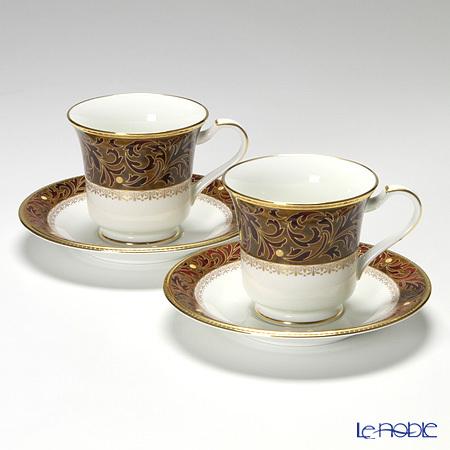 ノリタケ ザビアゴールド アメリカン碗皿 ペア P59589／4819 カップ
