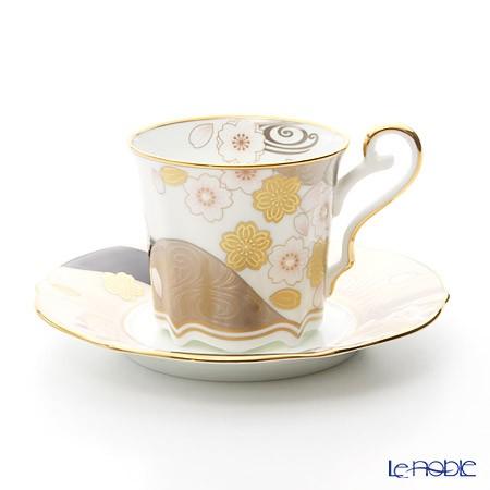 ノリタケ あやみなも T52506／4661 桜金銀彩コーヒー碗皿 カップアンド 