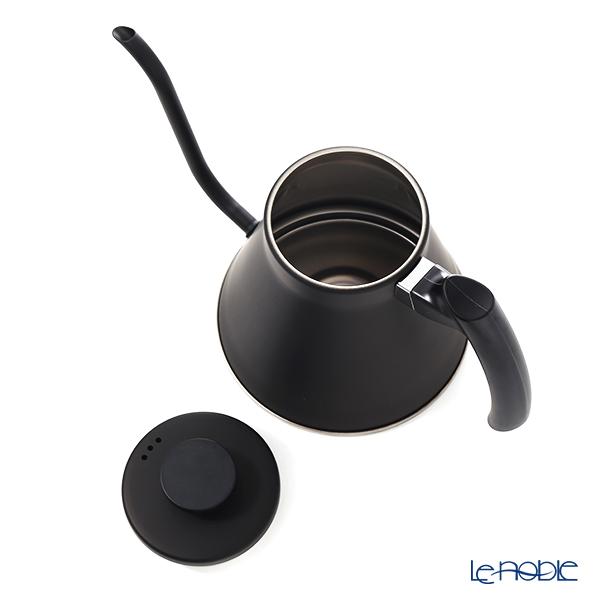 ハリオ V60 ドリップケトル・フィット マットブラック VKF-120-MB 実容量800ml【IH・直火用】の画像
