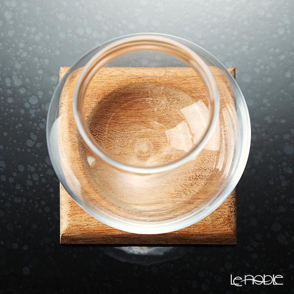 酒器 天頂(てんちょう) by Philippe Jamesse フィリップ・ジャムス ガラス製 木製台座付 200ml_3