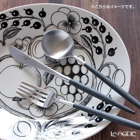 【未使用】クチポール GOA カトラリー　ブラック×シルバー(デザート) Cutipol（クチポール） 正規販売代理店 ゴア GOA ブラック／シルバー