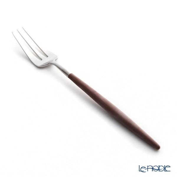 正規販売代理店 クチポール ゴア GOA ブラウン／シルバー ペストリーフォーク／ケーキフォーク 17cm マット仕上げ おしゃれ カトラリー SNS