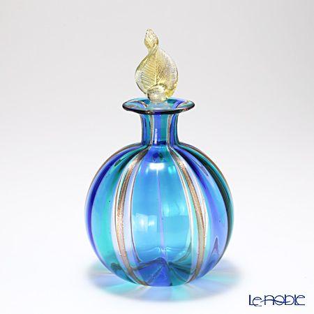 カンパネラ 香水瓶 L ラウンド型 ブルー ライトブルー 23 B05 B Pymr Go Th