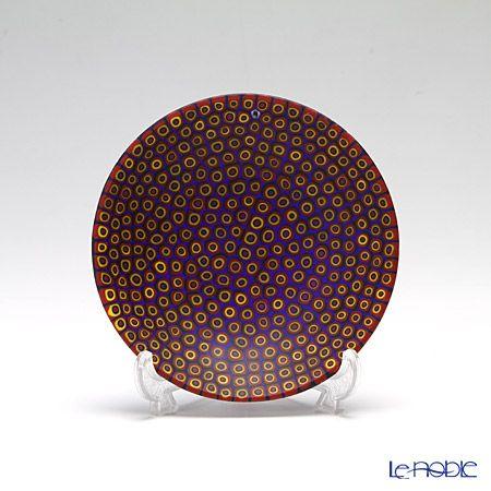 エルコーレモレッティ ミレフィオーリ プレート 13cm セル／オレンジ系