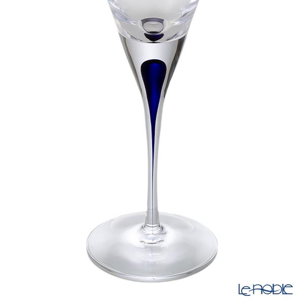 Orrefors オレフォス インターメッツォ ブルー シャンパングラス 260ml 