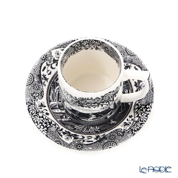 Spode スポード ブラックイタリアン エスプレッソカップ＆ソーサー 