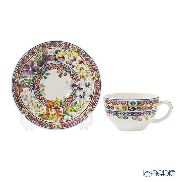 並行輸入品 ジアン(Gien)バガテル ティーカップ＆ソーサー 200ml 17812PTH01 カップアンドソーサーの画像
