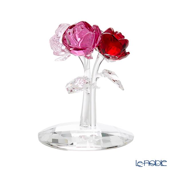 スワロフスキーお値下げ★Swarovski フラワーモチーフピンク薔薇12凛 スワロフスキー☆Swarovski フラワーモチーフピンク薔薇12凛