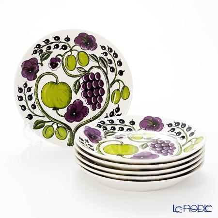 アラビアパラティッシパープルプレート21cm セット品