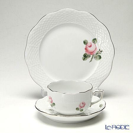 ヘレンド ウィーンのバラ プラチナ トリオセット | www.romanticbride