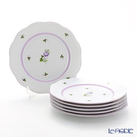 HEREND ウィーンの薔薇 プレート19cm 5枚セット