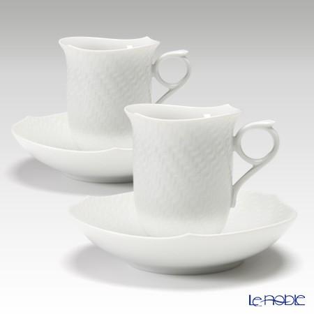 マイセン 波の戯れホワイト 000001／29582 コーヒーカップ＆ソーサー