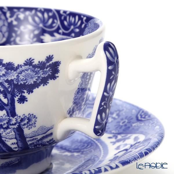 Spode 並行輸入品 スポード ブルーイタリアン ティーカップ＆ソーサー