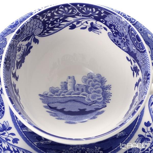 Spode 並行輸入品 スポード ブルーイタリアン ティーカップ＆ソーサー