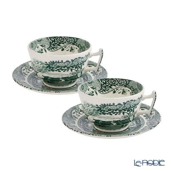 Spode 並行輸入品 スポード グリーンイタリアン ティーカップ