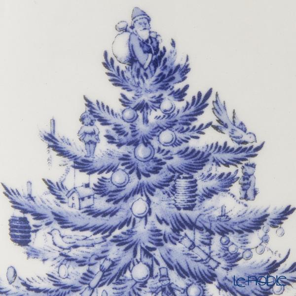 Spode 並行輸入品 スポード ブルーイタリアン クリスマスツリー 2点