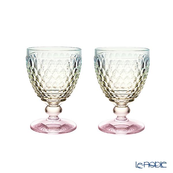 並行輸入品 ビレロイ＆ボッホ(Villeroy＆Boch) ボストン ワイングラス パール 12cm 220ml ペア