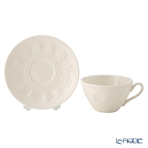 ウェッジウッド Wedgwood フェスティビティ ティーカップ＆ソーサー 160ml(アイボリー) ペア  アフタヌーンティー｜le-noble｜04