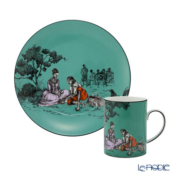 【激レア】ウェッジウッド シーラ・ブリッジス プレート 20cm&マグカップ 皿 WEDGWOOD（ウェッジウッド） 並行輸入品 シーラ・ブリッジス プレート