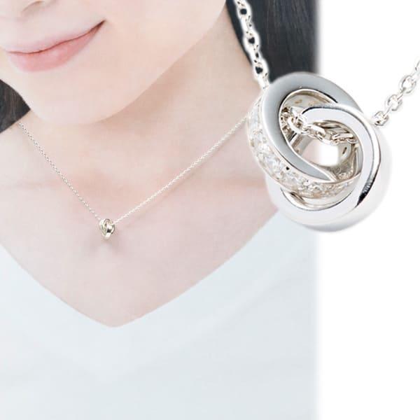 4℃ ヨンドシー ネックレス レディース エターナルシルバー 正規 4℃ ヨンドシー ネックレス レディース エターナルシルバー 正規