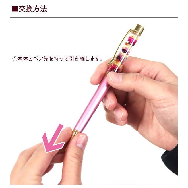 ハーバリウムボールペン 替え芯 替芯 本体 10本 正規品 セット ハー