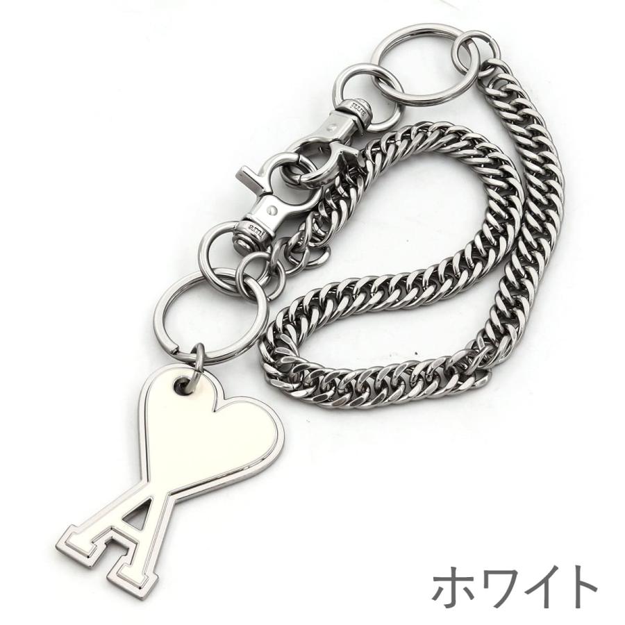 アミパリス AMI PARIS メンズ レディース キーリング チェーン付き