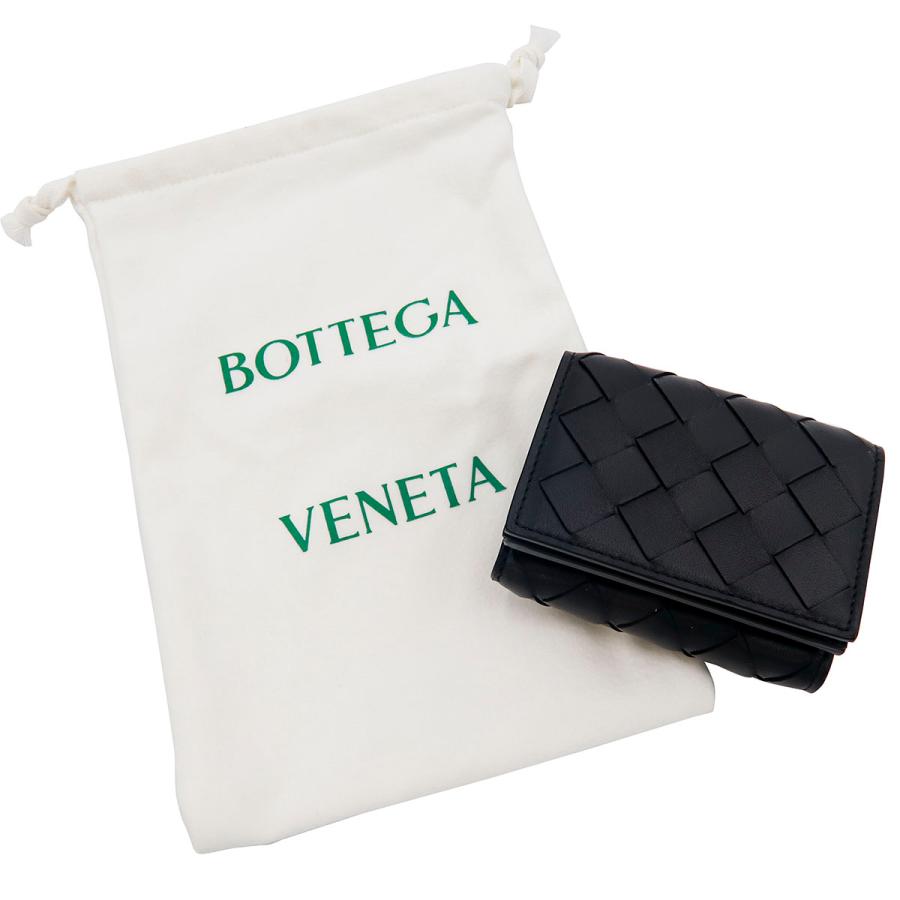 ボッテガ 財布 メンズ 正規品 卒業祝い 就職祝い BOTTEGA VENETA 財布 メンズ レディース 三つ折り財布 ボッテガ 財布ブラック 609285 VCPP2 8803｜le-premier｜11