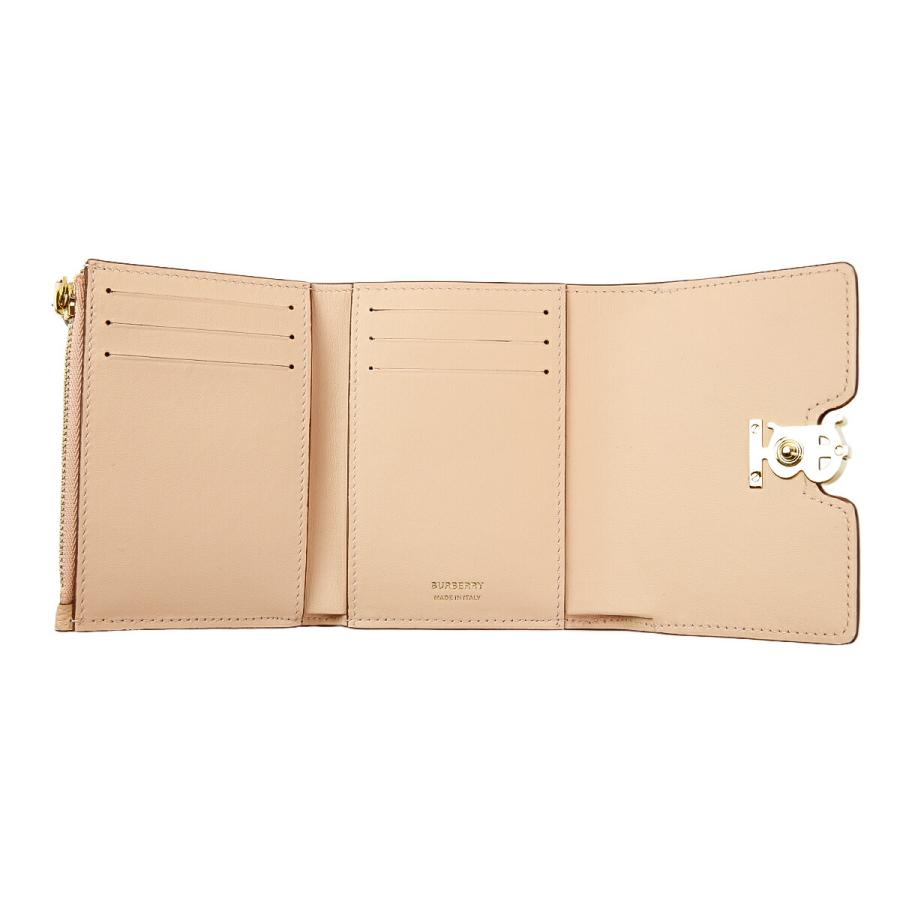 バーバリー 財布 レディース 正規品 burberry 3つ折り財布 TB コンパクト ウォレット TB COMPACT WALLET LGL 132133｜le-premier｜04