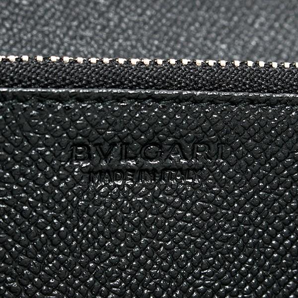 紙袋付 ブルガリ 財布 メンズ 長財布 ブランド 30414 BVLGARI ブラック 紙袋付 ブルガリ 財布 メンズ 長財布 ブランド 30414 BVLGARI ブラック