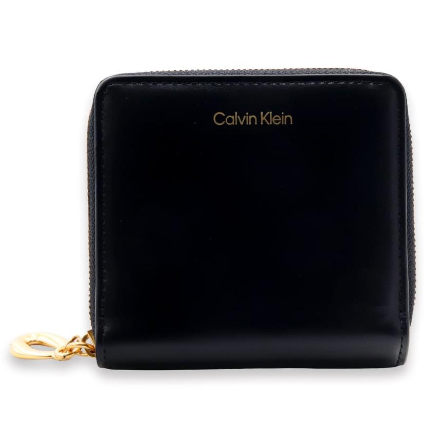 カルバンクライン Calvin Klein CK ラウンドファスナー ミニ財布 二