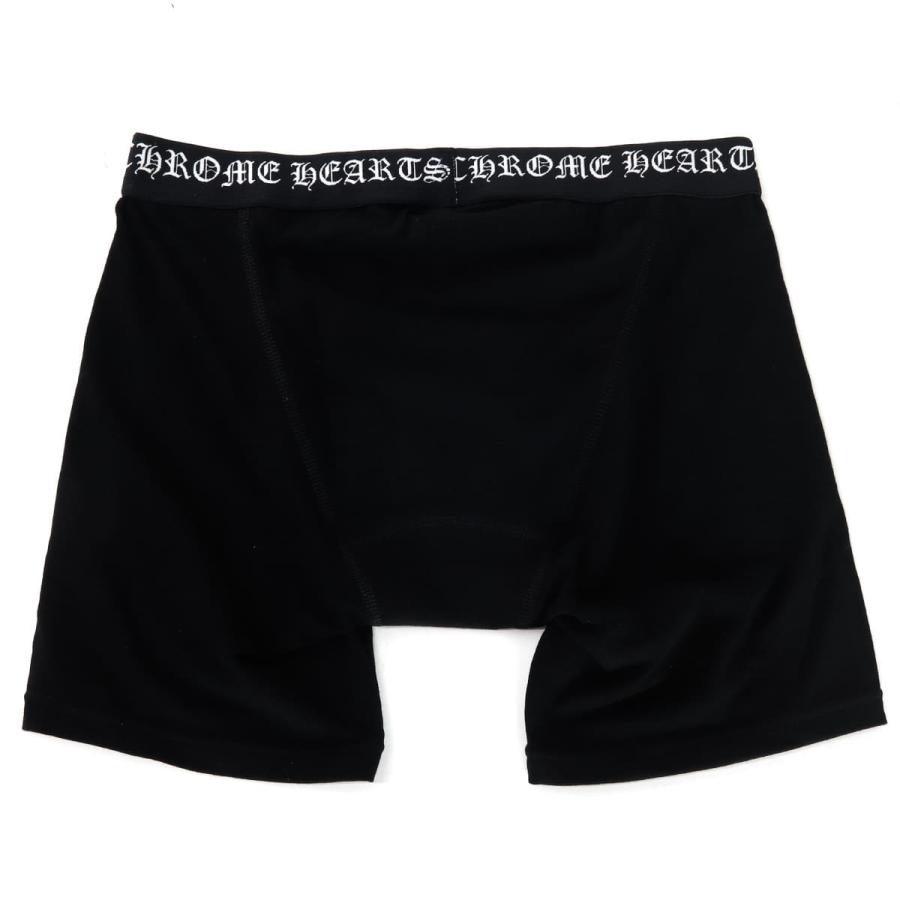 CHROME HEARTS ブラック ロングボクサー L CHROME HEARTS クロムハーツ ボクサーパンツ ボクサーブリーフ ロング