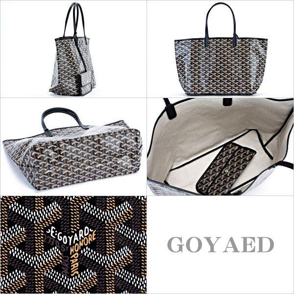 GOYARD ゴヤール トートバッグ バッグ ブラック 黒 正規品 BLACK GOYARD ゴヤール トートバッグ バッグ ブラック 黒 正規品 BLACK