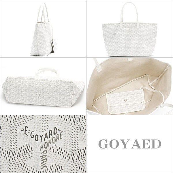 GOYARD ゴヤール トートバッグ バッグ ホワイト(白)BLANC GOYARD ゴヤール トートバッグ バッグ ホワイト(白)BLANC