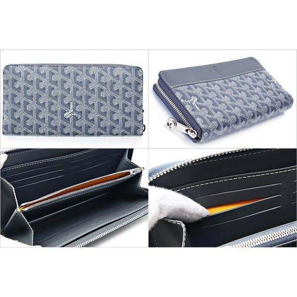 ゴヤール 財布 メンズ 長財布 グレー 正規品 APMZIP GM 51 GRAY 高級 goyard ラウンドファスナー 新品 プレゼント